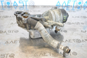 Engine oil filter housing with heat exchanger Mini Cooper Clubman R55 07-14 1.6 turbo