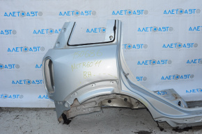 Quarter wing rear right Mini Cooper Countryman R60 10-16 silver, dents on the arch