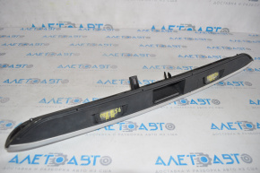 Trunk door trim with handle Mini Cooper F56 3d 14-21 dorest black, without camera with backlight