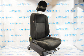 Passenger seat Mitsubishi Outlander 14-15 prerest, without airbag, mechanic, cloth black