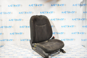 Passenger seat Nissan Leaf 13-13 without airbag, heated, cloth black, without headrest