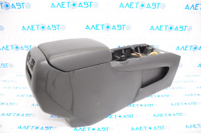Nissan Pathfinder 13-20 center console armrest, black leather, complete