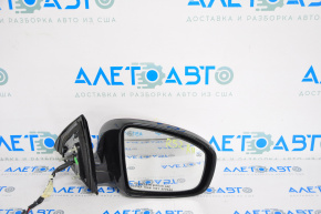 Side mirror right complete Nissan Pathfinder 13-16 9 pins, heated, red