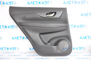 Door trim card rear left Nissan Rogue 14-16 black