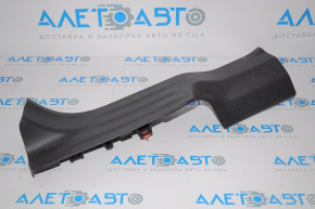 Nissan Rogue 14-20 black inner rear left door sill plate