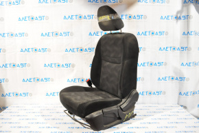 Driver's seat Nissan Rogue 14-16 without airbag, mechanical, cloth black