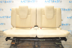 Rear row of seats 3 row Nissan Rogue 14-15 cloth beige