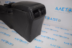 Nissan Rogue 14-17 center console with armrest and cup holders, black