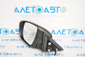 Left side mirror complete Nissan Rogue 14-16 11 pins, camera, turn signal, heating, blue