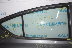 Glass door rear right Nissan Versa 12-19 usa