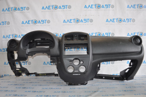 Torpedo front panel without AIRBAG Nissan Versa 12-19 usa black scratches