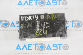 Block ECU engine computer Subaru Forester 15-15 SJ 2.5 automatic transmission broken fastener