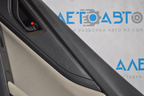 Door trim card rear right Subaru Impreza 17-23 black/beige scratches