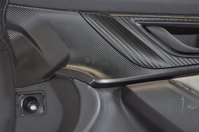 Door trim card front right Subaru Impreza 17-23 GK black/beige, scratches