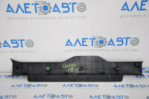 Subaru Legacy 15-19 front right door sill trim, black