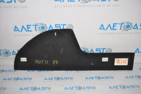 Trunk floor trim side right Subaru Outback 10-14 black