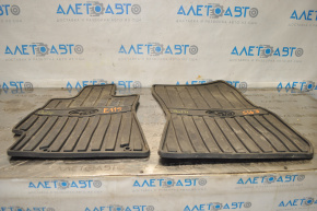 Set of floor mats Subaru Outback 10-14 rubber