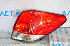Light outer wing right Subaru Outback 10-14 broken glass