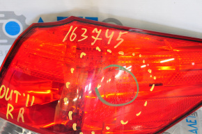 Light outer wing right Subaru Outback 10-14 broken glass