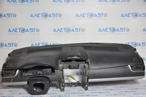 Torpedo front panel without AIRBAG Toyota Camry v50 12-14 usa leather torn at the passenger, without plugs