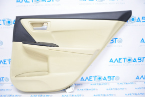 Door trim panel, rear right, Toyota Camry v55 15-17 USA, beige