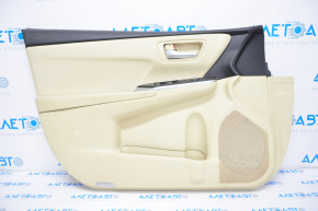 Front left door trim panel for Toyota Camry v55 15-17 USA beige