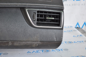 Torpedo front panel without AIRBAG Toyota Camry v55 15-17 usa white stitch broken fastening dented, scratched, burnt