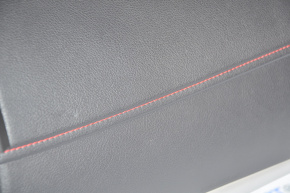 Torpedo front panel without AIRBAG Toyota Camry v55 15-17 usa red stitching, pressed, worn steering wheel pad
