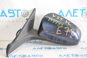 Side mirror left complete Toyota Camry v55 15-17 5 pins, blue, without element
