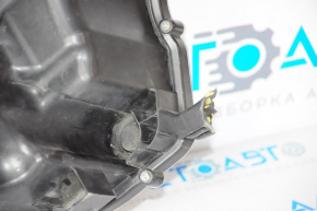 Headlight front left Toyota Highlander 14-16 naked dark, broken fastener
