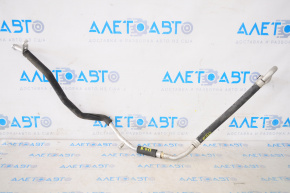 Air conditioning hose, compressor-heater, Toyota Prius 50 16-21, two parts, assembled