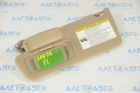 Left visor Toyota Sequoia 08-09 beige