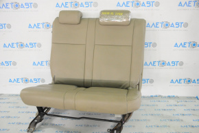 Seat 3 row left Toyota Sequoia 08-14 leather beige