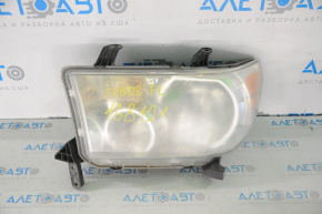 Headlight front left Toyota Sequoia 08-17 for polishing