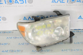 Headlight front right Toyota Sequoia 08-17 bare for polishing