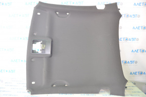 VW Beetle 14-17 black headliner without sunroof, creases, two small holes near visors