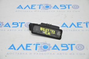 Right rear bumper license plate light for VW Beetle 12-19