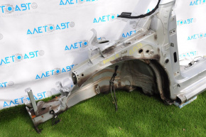 Front left quarter VW Beetle 12-19 silver LA7W, dent on pillar