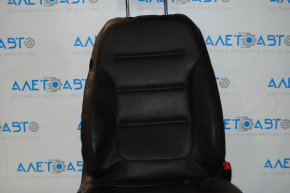 Passenger seat VW Jetta 11-18 USA without airbag, manual, leather black