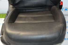 Passenger seat VW Jetta 11-18 USA without airbag, manual, leather black