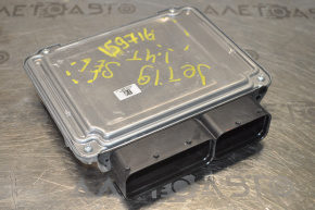 ECU block engine computer VW Jetta 19-24 1.4T dents