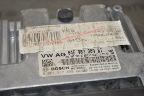 ECU block engine computer VW Jetta 19-24 1.4T dents