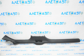 Black door sill plate for left VW Jetta 19-24