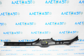 Black door sill plate for left VW Jetta 19-24