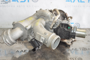 Turbine assembly with manifold and cooling pipes VW Passat b7 12-15 USA 1.8T