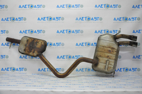 Muffler rear part resonator with barrel VW Tiguan 09-18 FWD