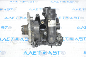 Cooling pump with thermostat housing assembly VW Tiguan 09-17 plastic