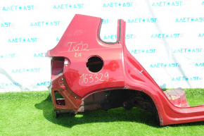 Quarter wing rear right VW Tiguan 09-18 red, with central pillar