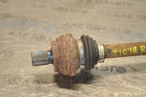 Drive axle rear left VW Tiguan 09-18 rusty