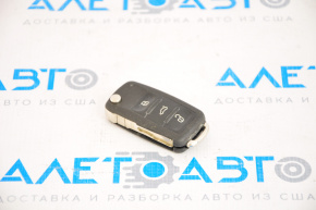 VW Tiguan 12-16 key, 4 buttons, folding
